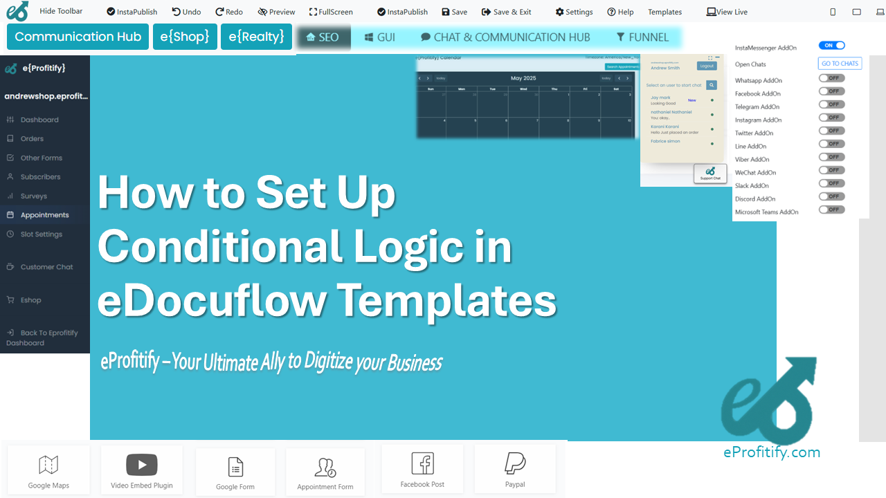 How to Set Up Conditional Logic in eDocuflow Templates